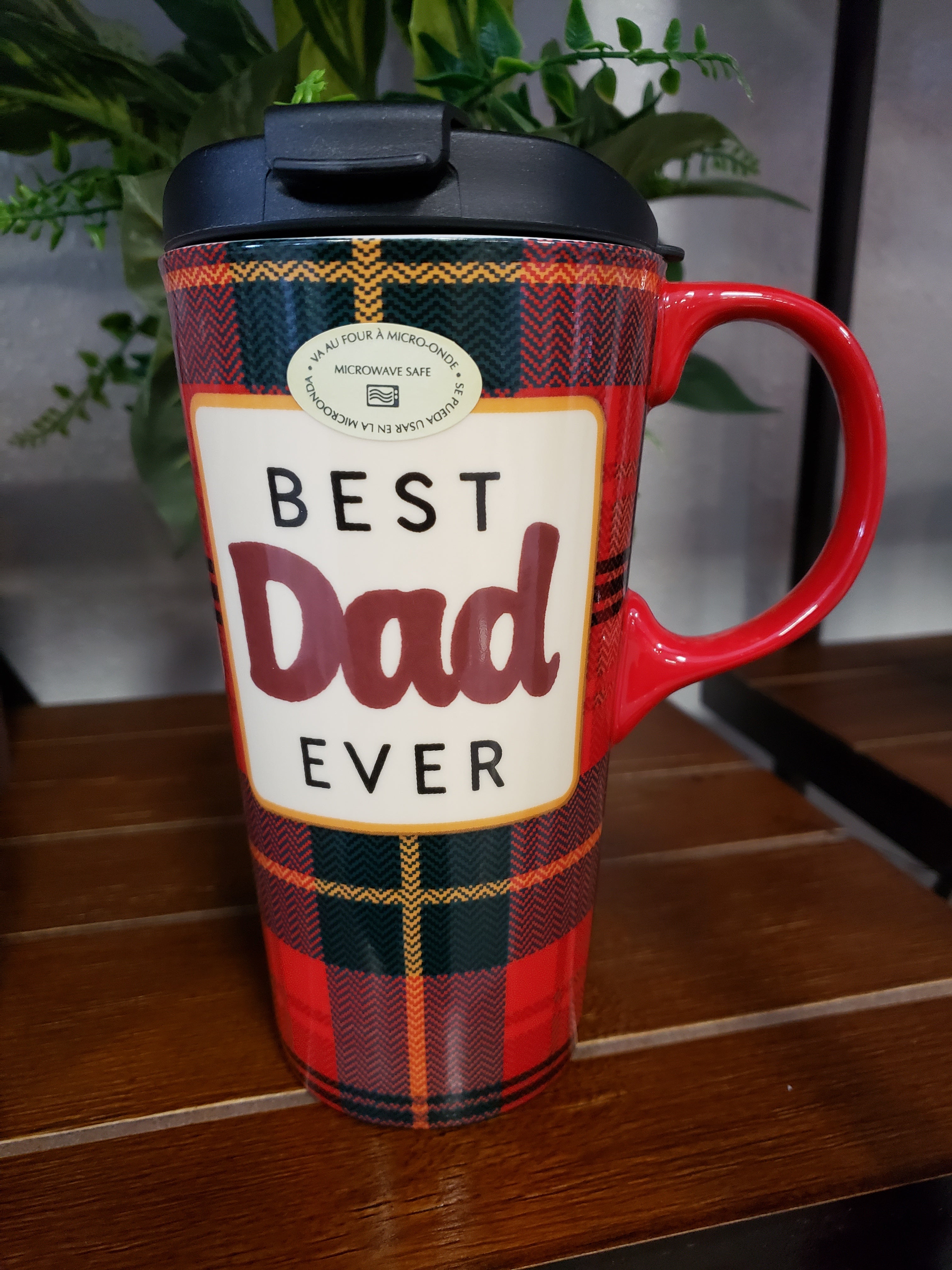 16 oz best dad ever travel mug