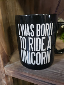 Ride unicorn mug