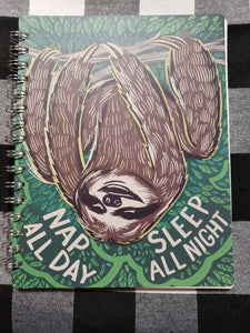 Notebook sloth