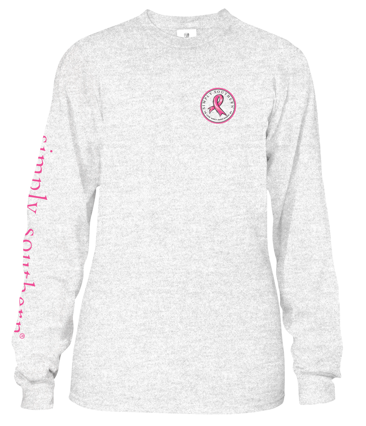 SIMPLY SOUTHERN GNOME CURE CANCER LONG SLEEVE SHIRT