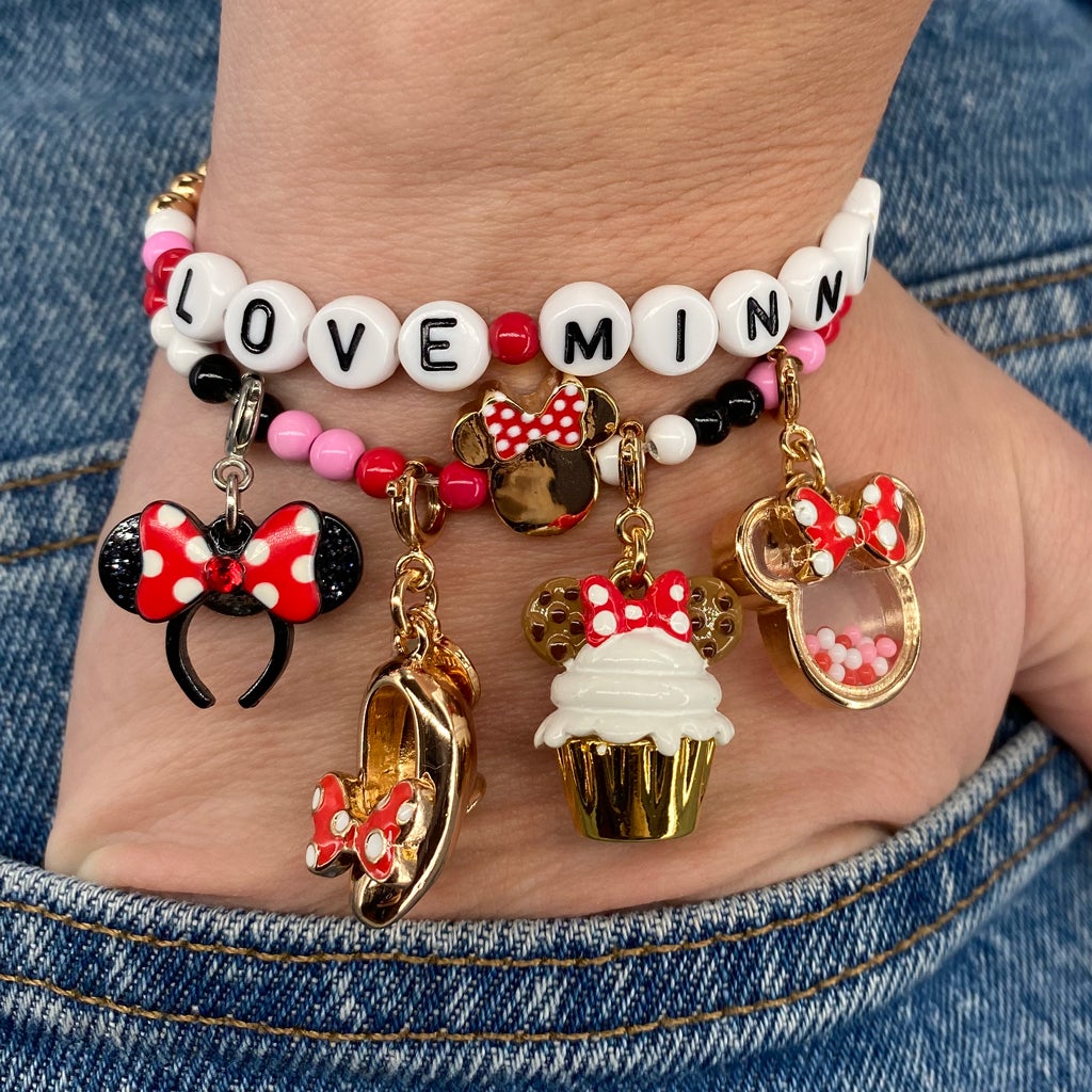 Minnie mouse bracelet set