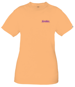 Simply Southern Long Way T-Shirt for Women in Apricot Orange