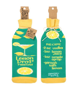 Bottle cover lemon drop