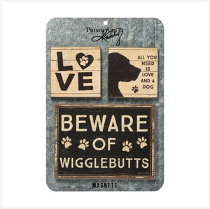 Love&dog magnets
