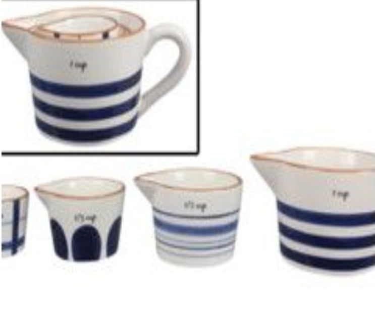 Blue&white measuring cups
