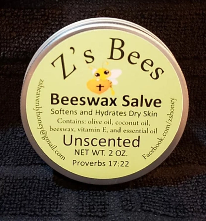 unscented beeswax hand salve