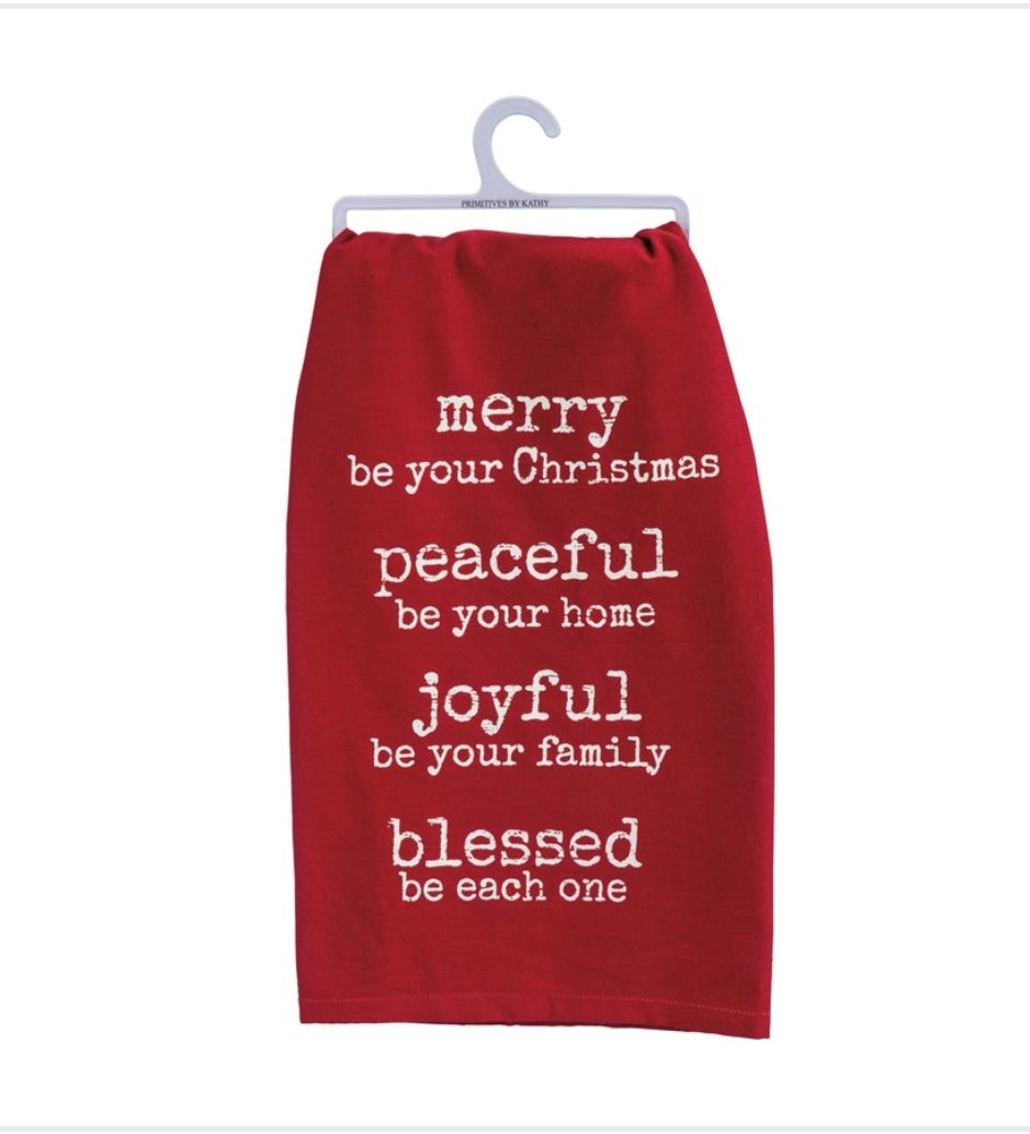 Dish towel- merry be