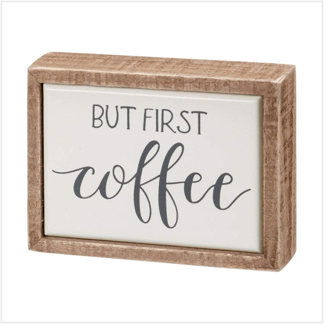 Box sign - coffee