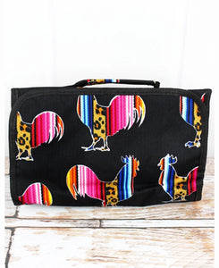 Roll up cosmetic bag