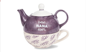 Best nana ever 15oz teapot and 8oz cup set