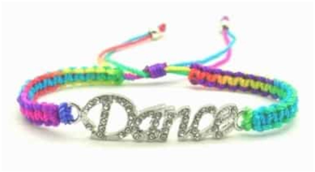 Dance adjustable crystal bracelet