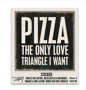 Pizza sticker