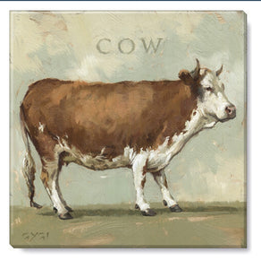 Pasture cow wall art