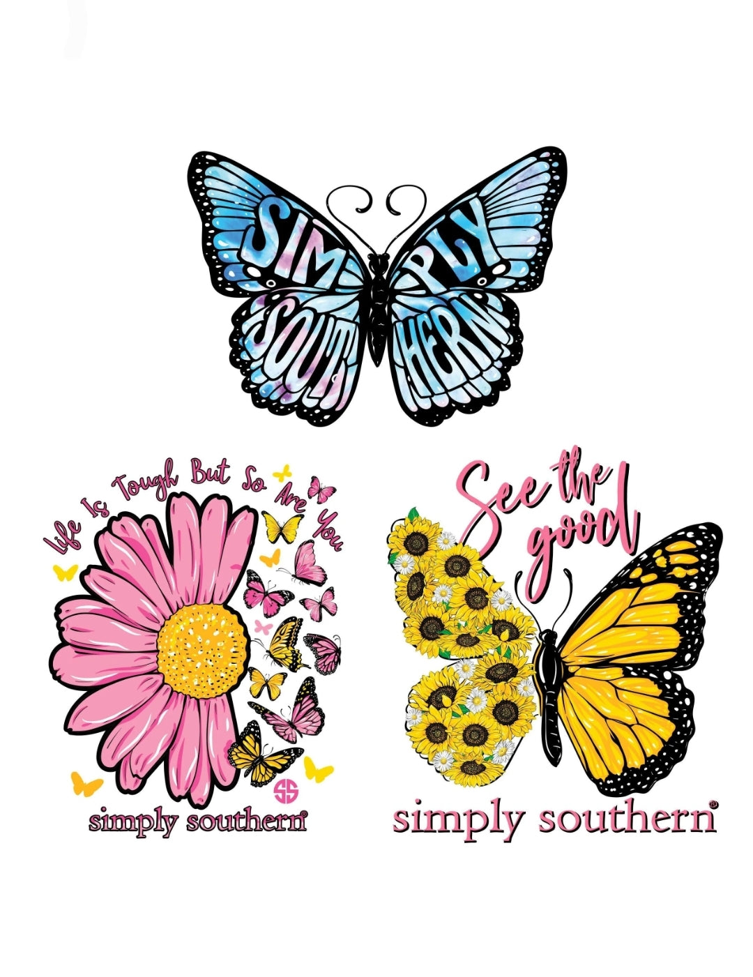 Butterfly sticker set