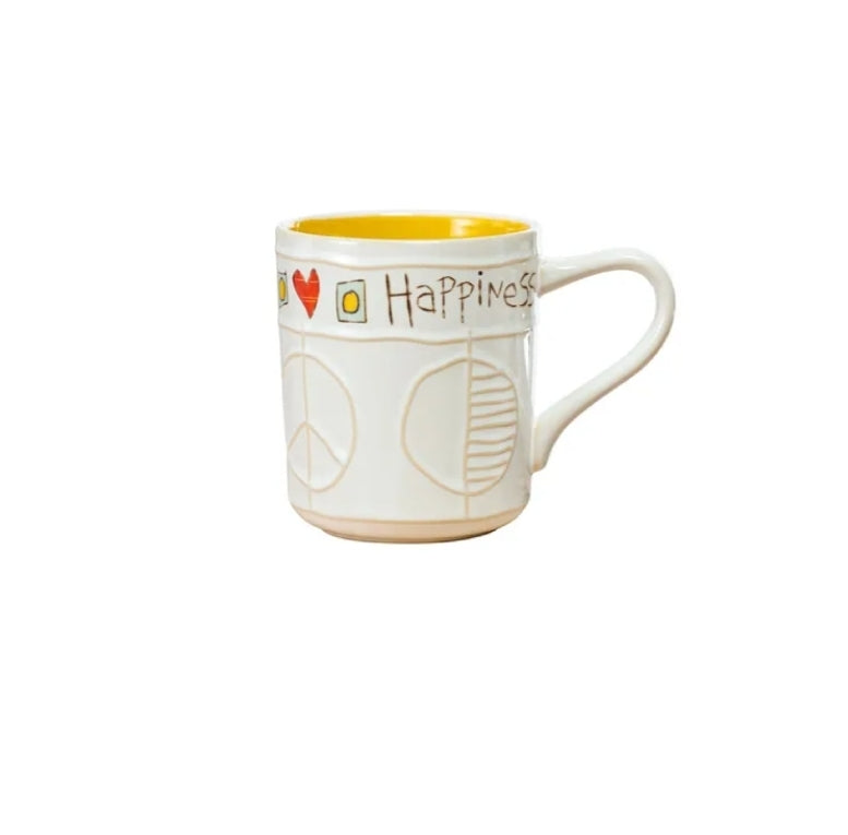 Happiness Handcrafted 18 oz. Mug