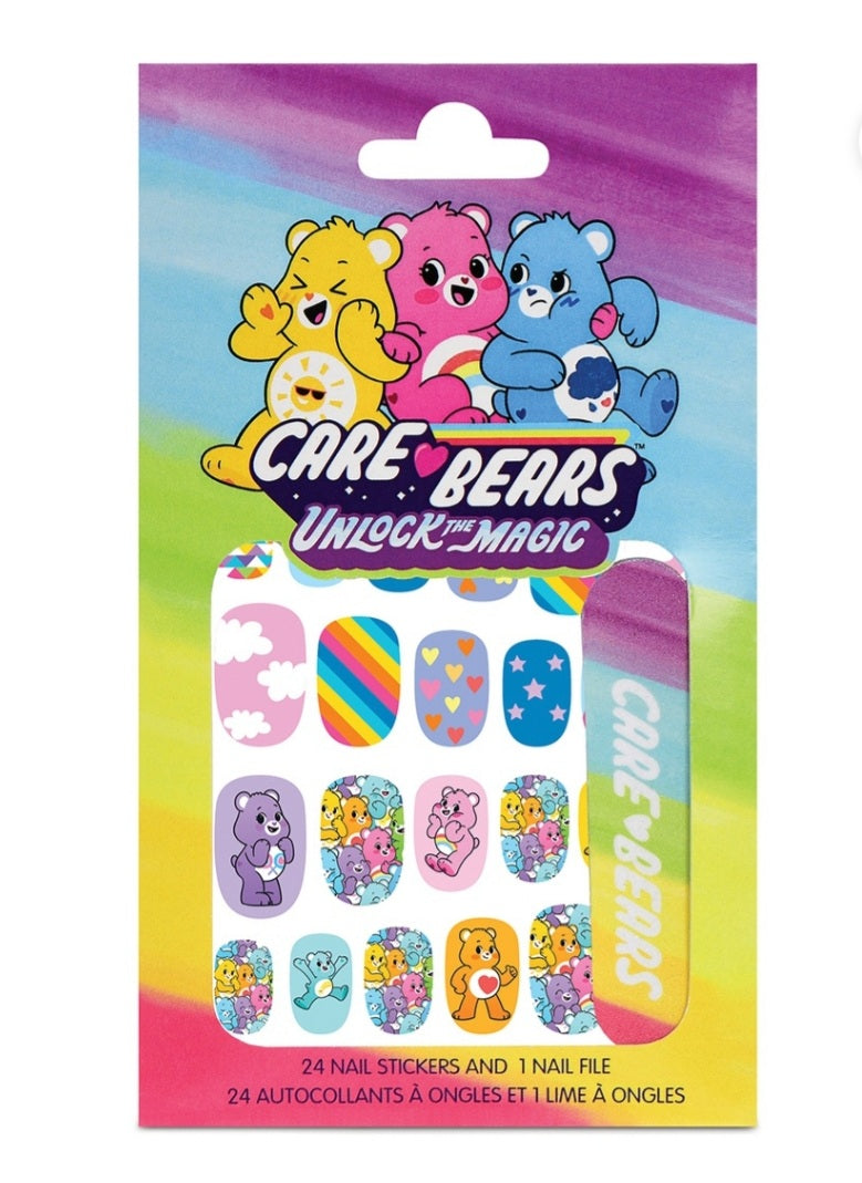 Care Bear Nail Stickers and Nail File Set