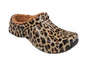 Leopard Fleece Clog by Simply Southern