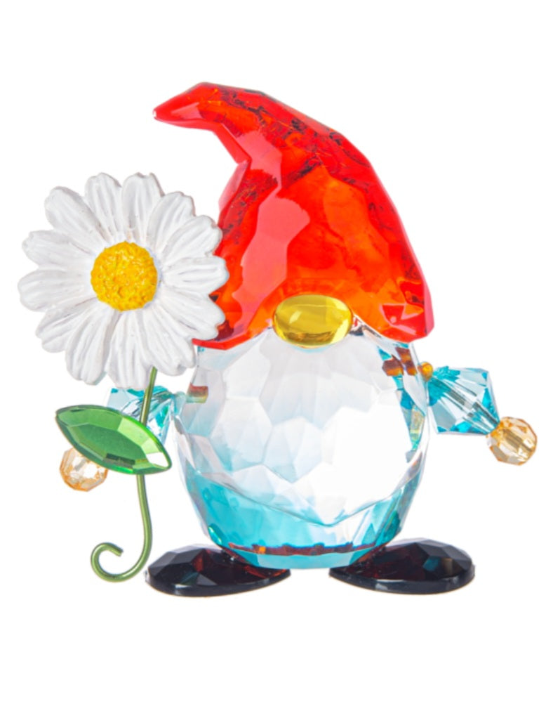 Daisy gnome garden figurine