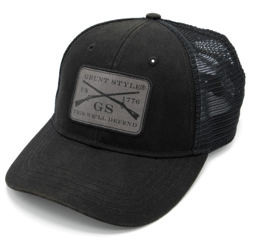 Grunt style twill logo hat