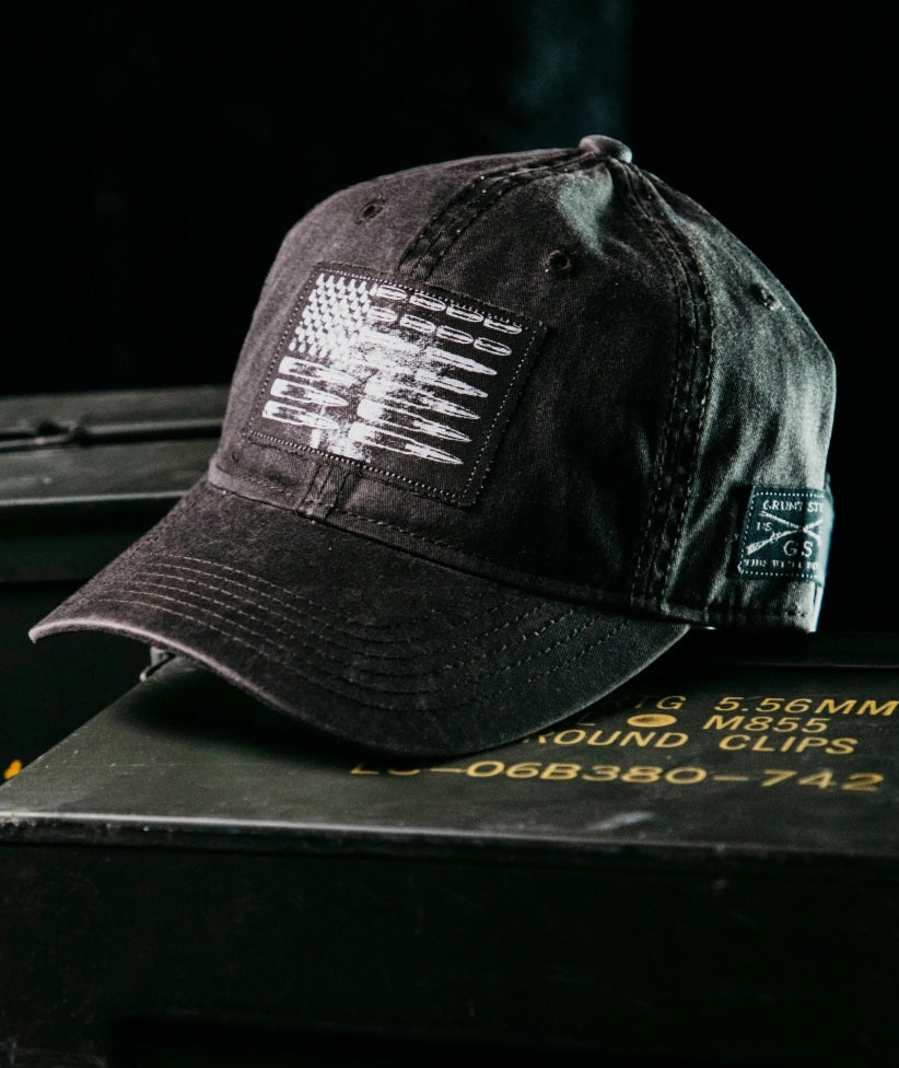 Grunt style ammo flag patch hat