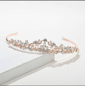 Rose gold tiara