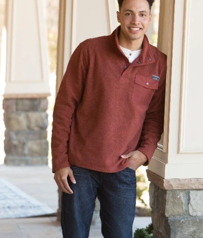 Simply southern mens snap pullover