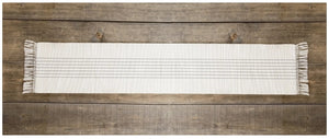 Table runner - gray striped