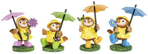 Spring time showers figurines
