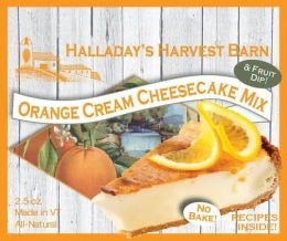 Orange cream cheesecake