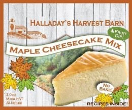 Maple cheesecake