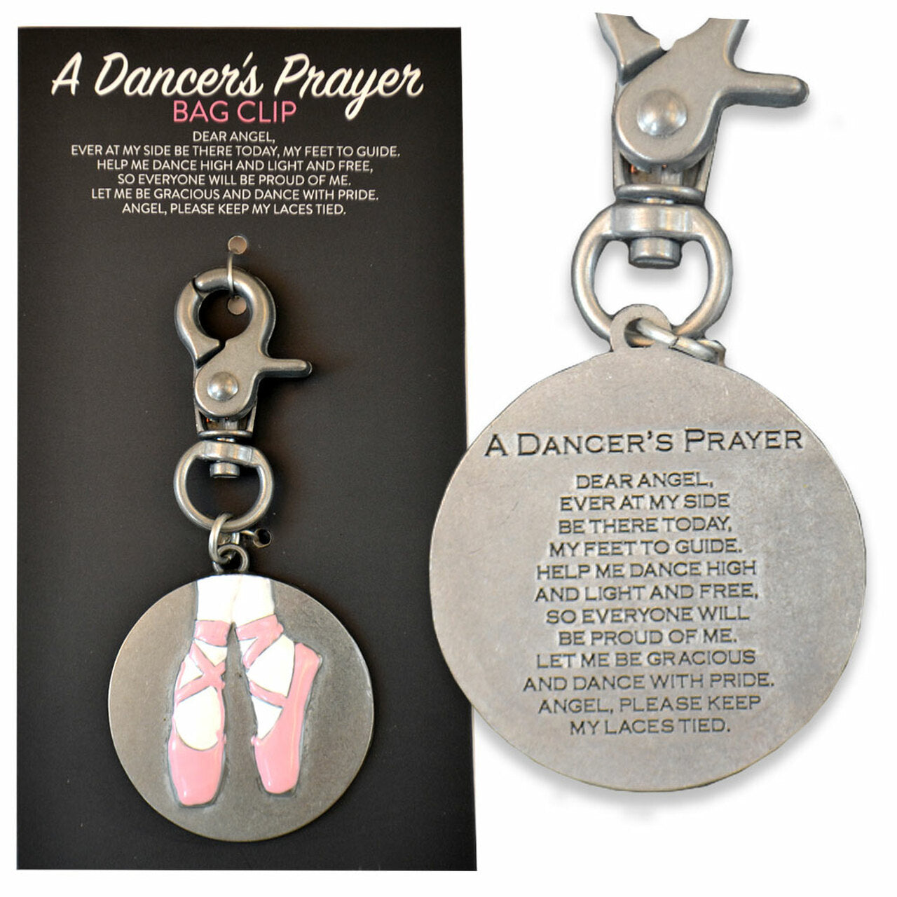 Dancer's prayer bag clip